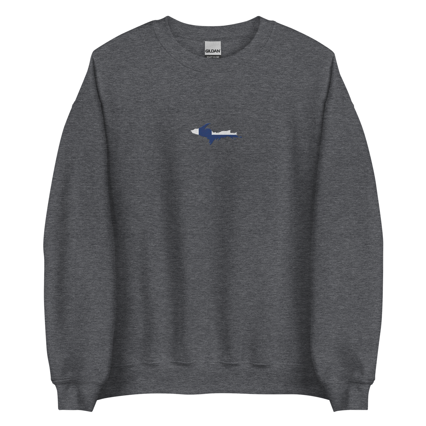 Michigan Upper Peninsula Sweatshirt (w/ Embroidered UP Finland Outline) | Unisex Standard