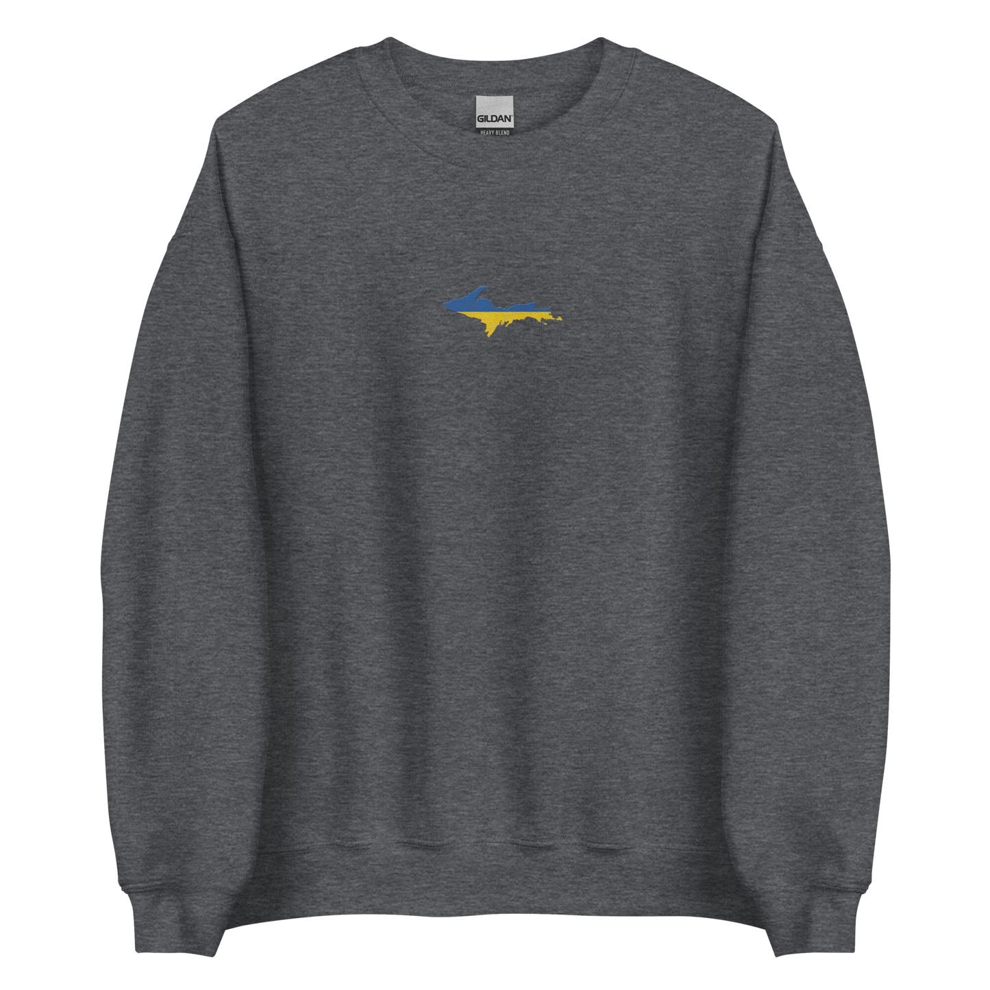 Michigan Upper Peninsula Sweatshirt (w/ Embroidered UP Ukraine Outline) | Unisex Standard