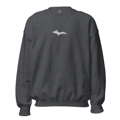 Michigan Upper Peninsula Sweatshirt (w/ Embroidered UP Outline) | Unisex Standard