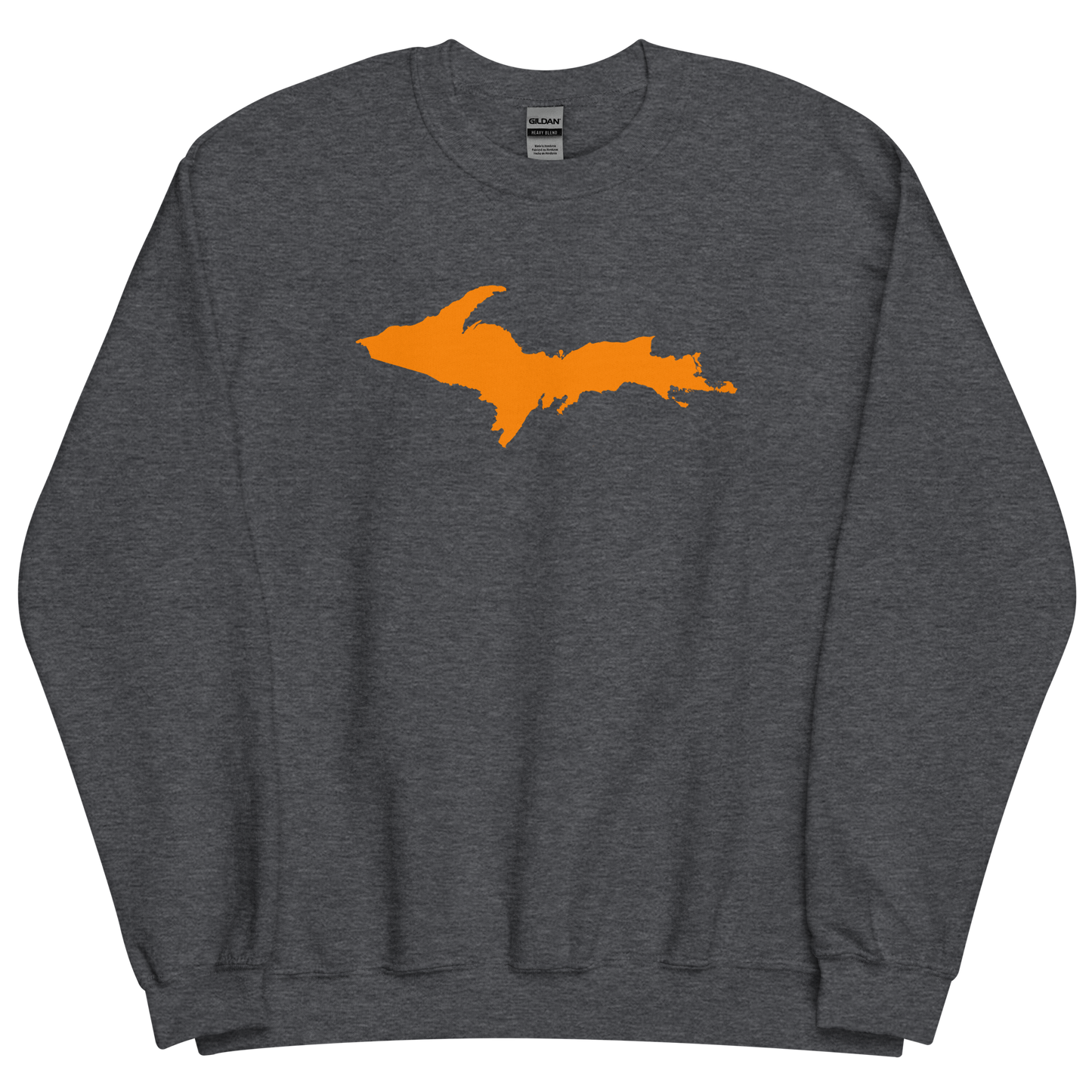 Michigan Upper Peninsula Sweatshirt (w/ Orange UP Outline) | Unisex Standard