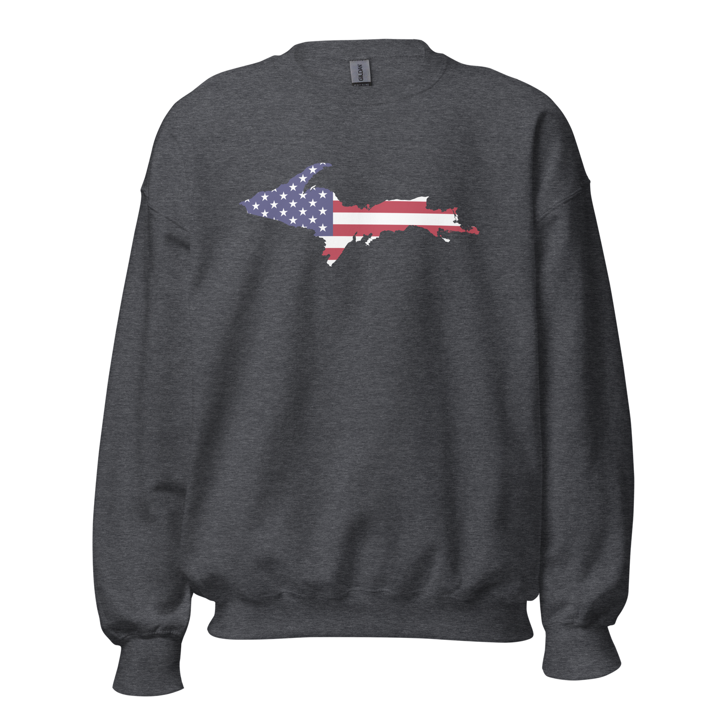 Michigan Upper Peninsula Sweatshirt (w/ UP USA Flag Outline) | Unisex Standard