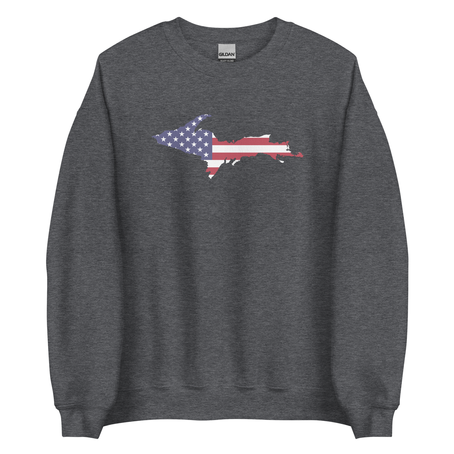 Michigan Upper Peninsula Sweatshirt (w/ UP USA Flag Outline) | Unisex Standard