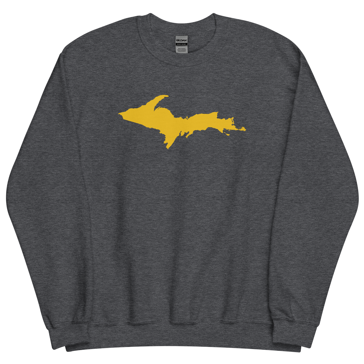 Michigan Upper Peninsula Sweatshirt (w/ Gold UP Outline) | Unisex Standard