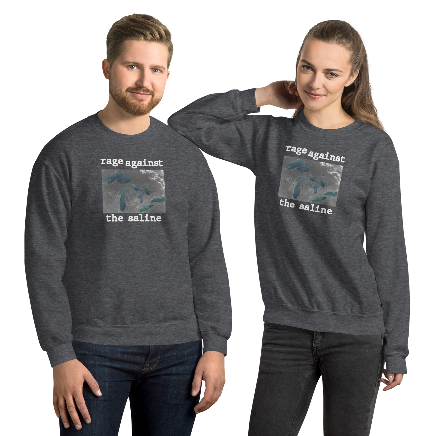 Great Lakes 'Rage Against the Saline' Sweatshirt | Unisex Standard