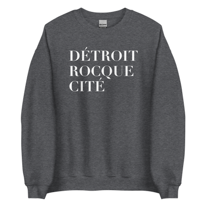 'Détroit Rocque Cité' Sweatshirt | Unisex Standard