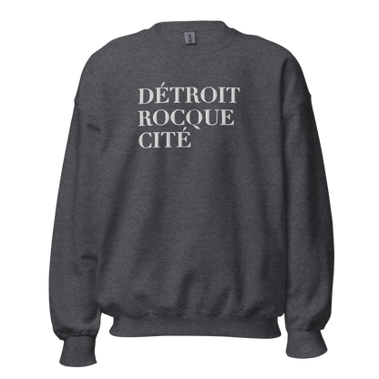 'Détroit Rocque Cité' Sweatshirt | Unisex Standard - Emb.