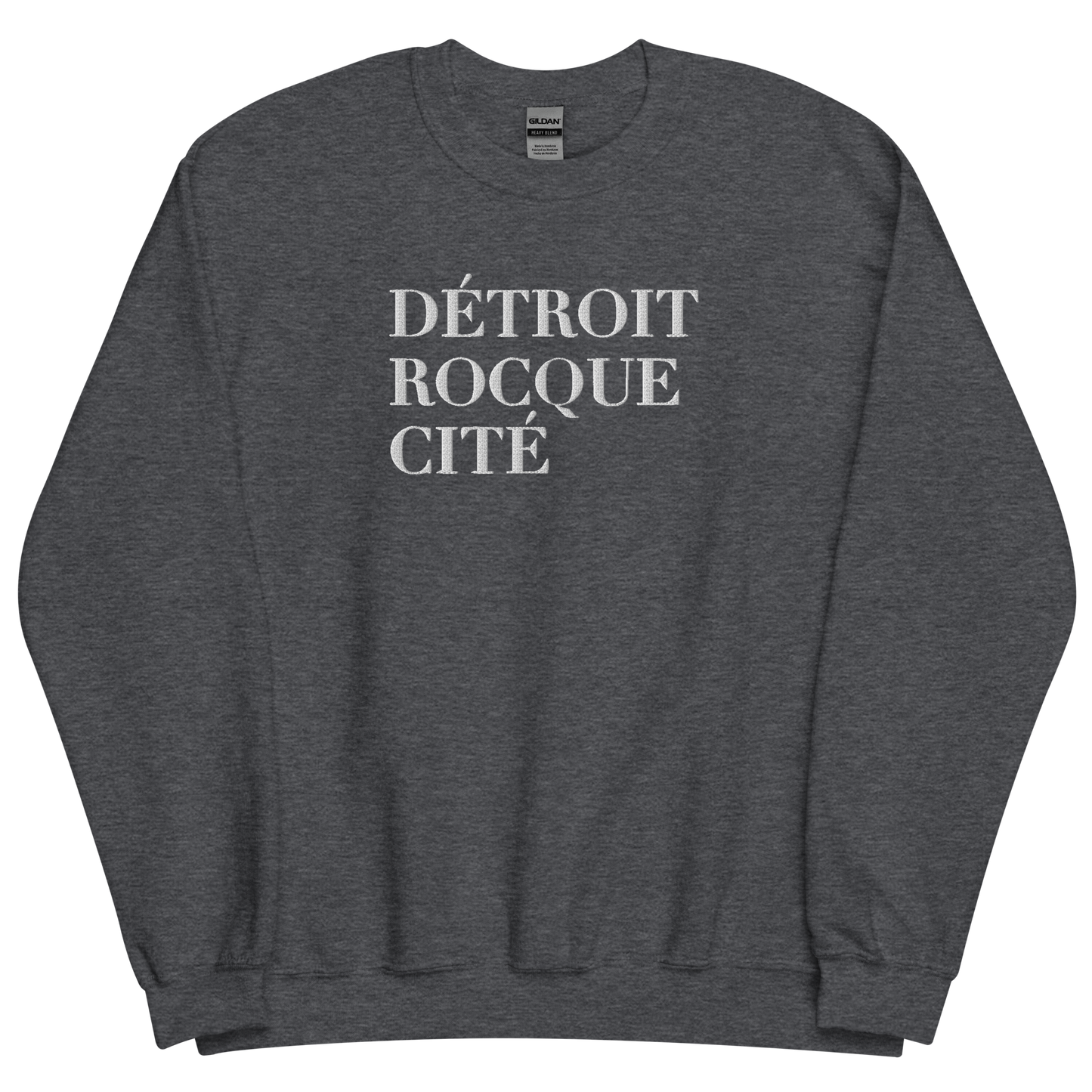 'Détroit Rocque Cité' Sweatshirt | Unisex Standard - Emb.