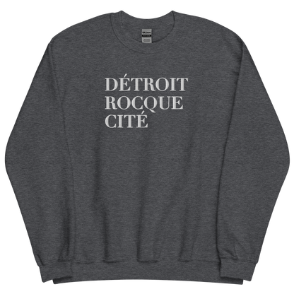 'Détroit Rocque Cité' Sweatshirt | Unisex Standard - Emb.