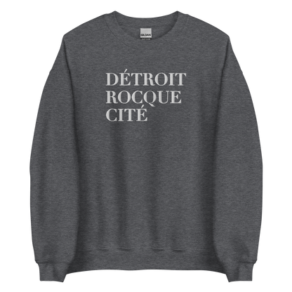 'Détroit Rocque Cité' Sweatshirt | Unisex Standard - Emb.