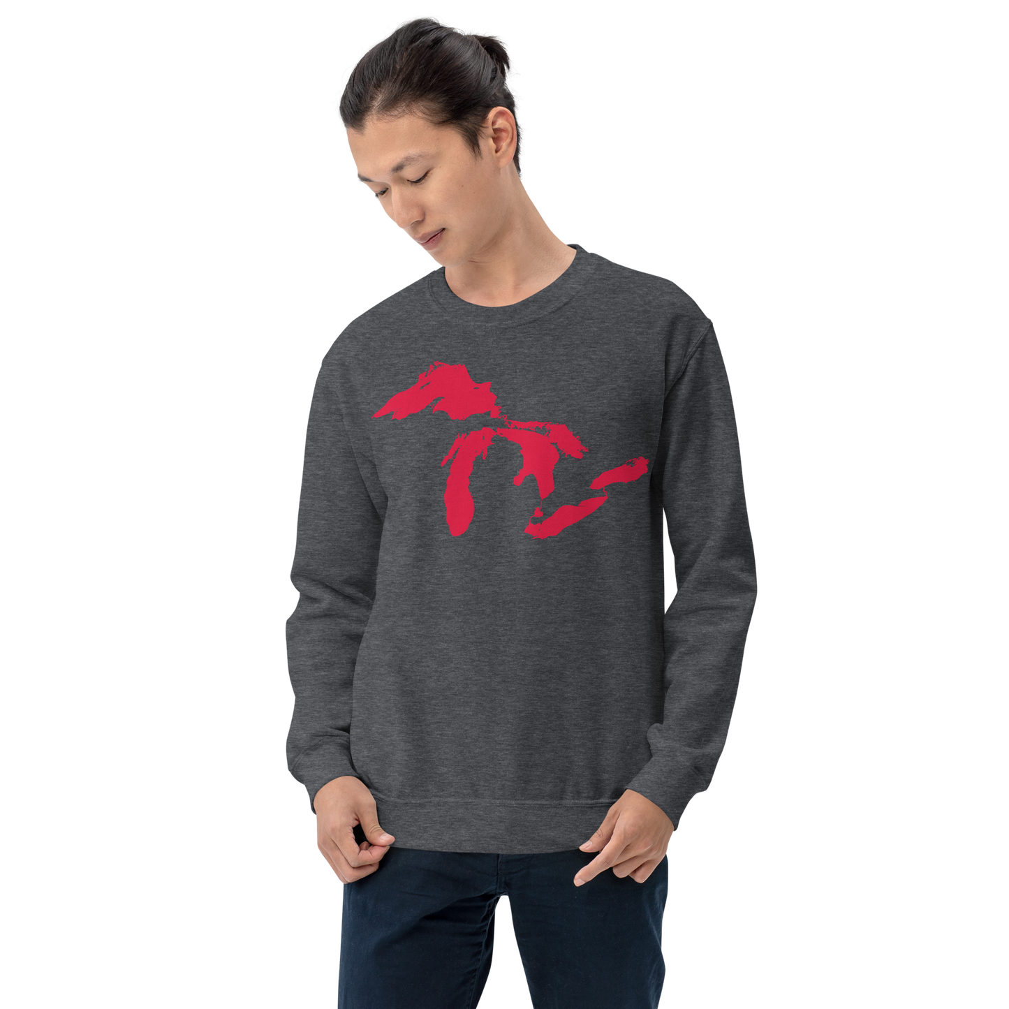 Great Lakes Sweatshirt | Unisex Standard - Lighthouse Red