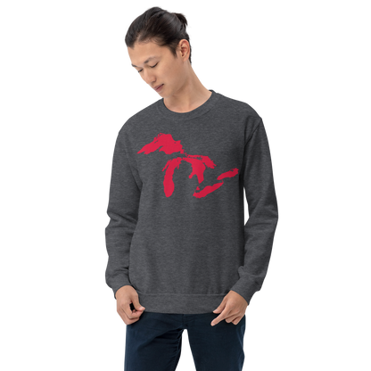 Great Lakes Sweatshirt | Unisex Standard - Lighthouse Red