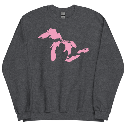 Great Lakes Sweatshirt | Unisex Standard - Caddie Pink