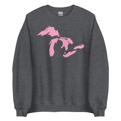 Great Lakes Sweatshirt | Unisex Standard - Caddie Pink