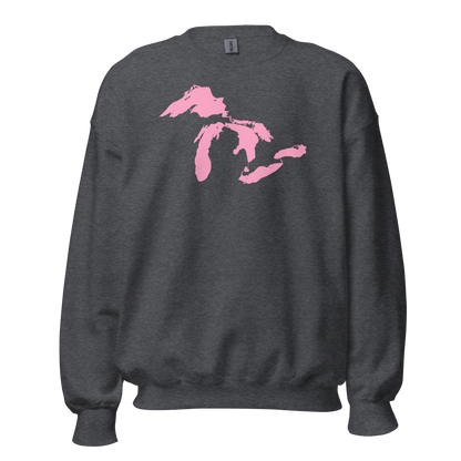 Great Lakes Sweatshirt | Unisex Standard - Caddie Pink