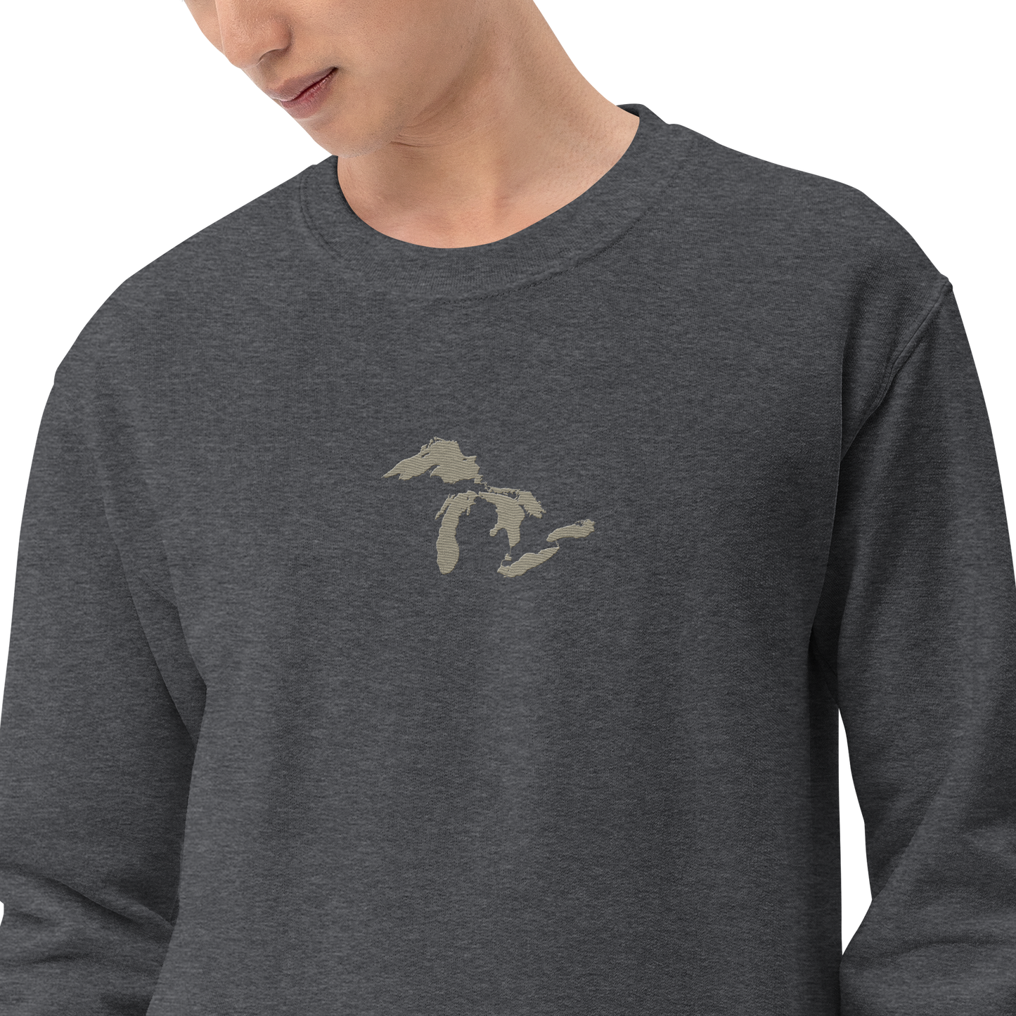 Great Lakes Sweatshirt | Unisex Standard - Petoskey Beige Emb.