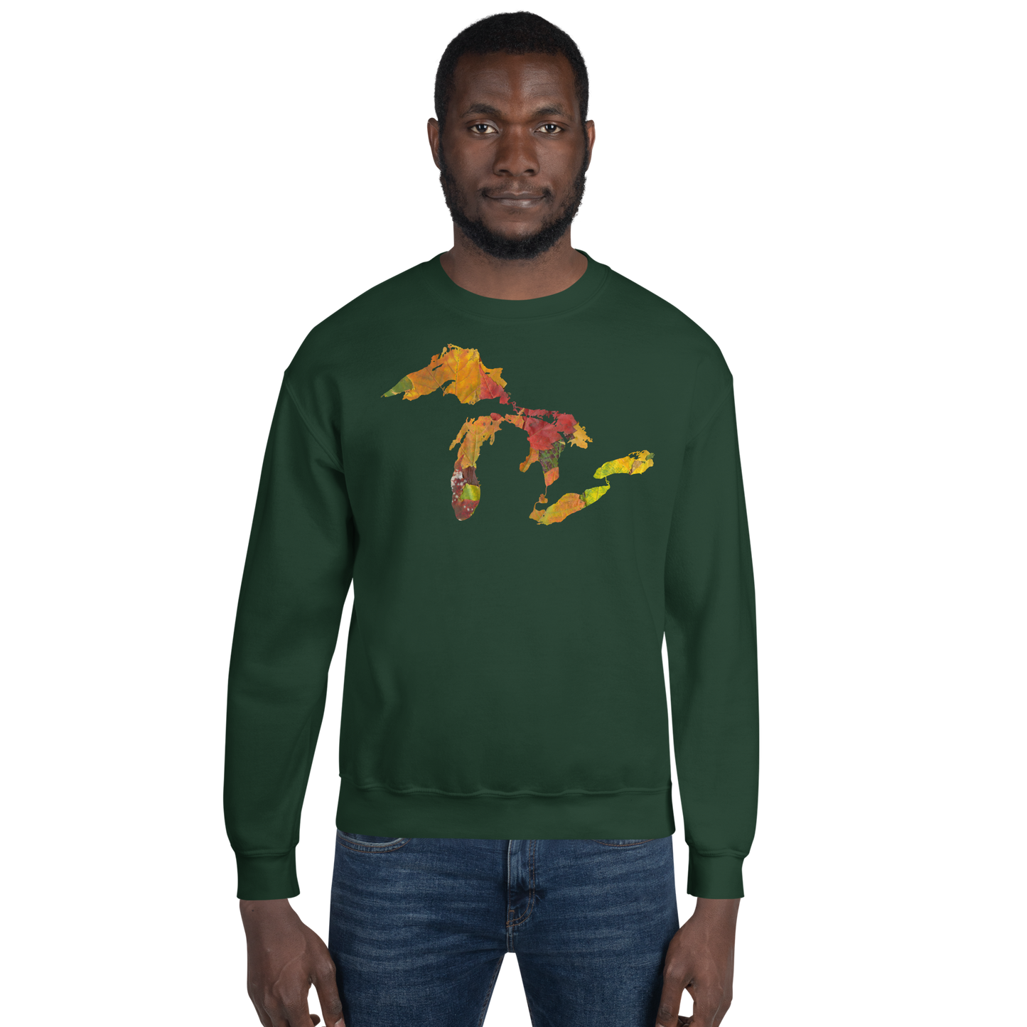 Great Lakes Sweatshirt | Unisex Standard - Fall Leaves Edition