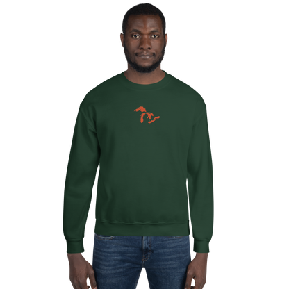 Great Lakes Sweatshirt | Unisex Standard - Maple Leaf Orange Emb.