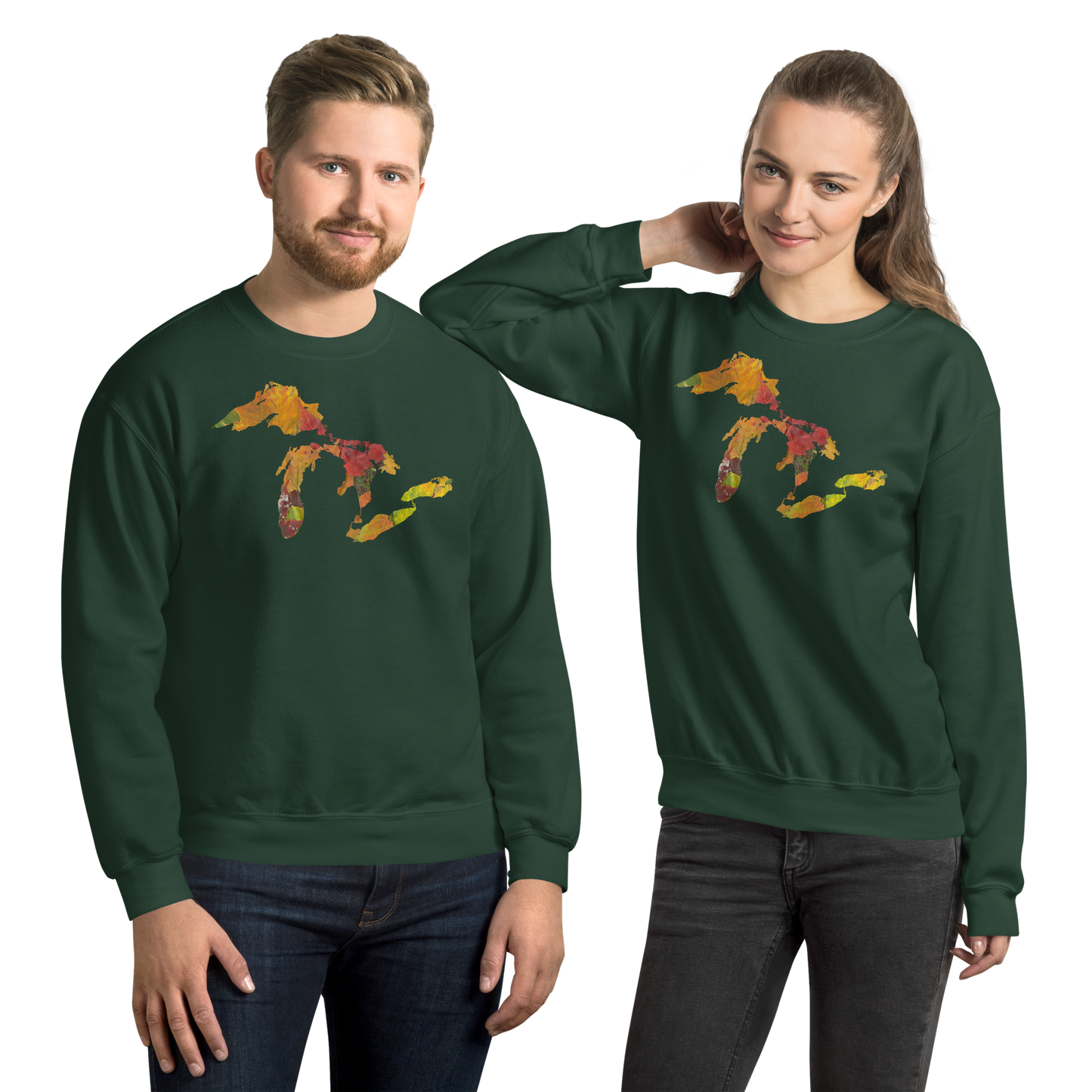 Great Lakes Sweatshirt | Unisex Standard - Fall Leaves Edition