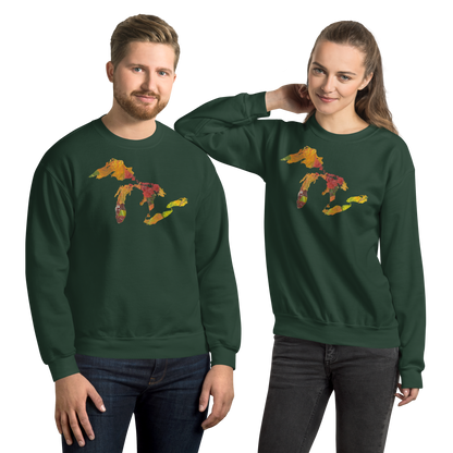 Great Lakes Sweatshirt | Unisex Standard - Fall Leaves Edition