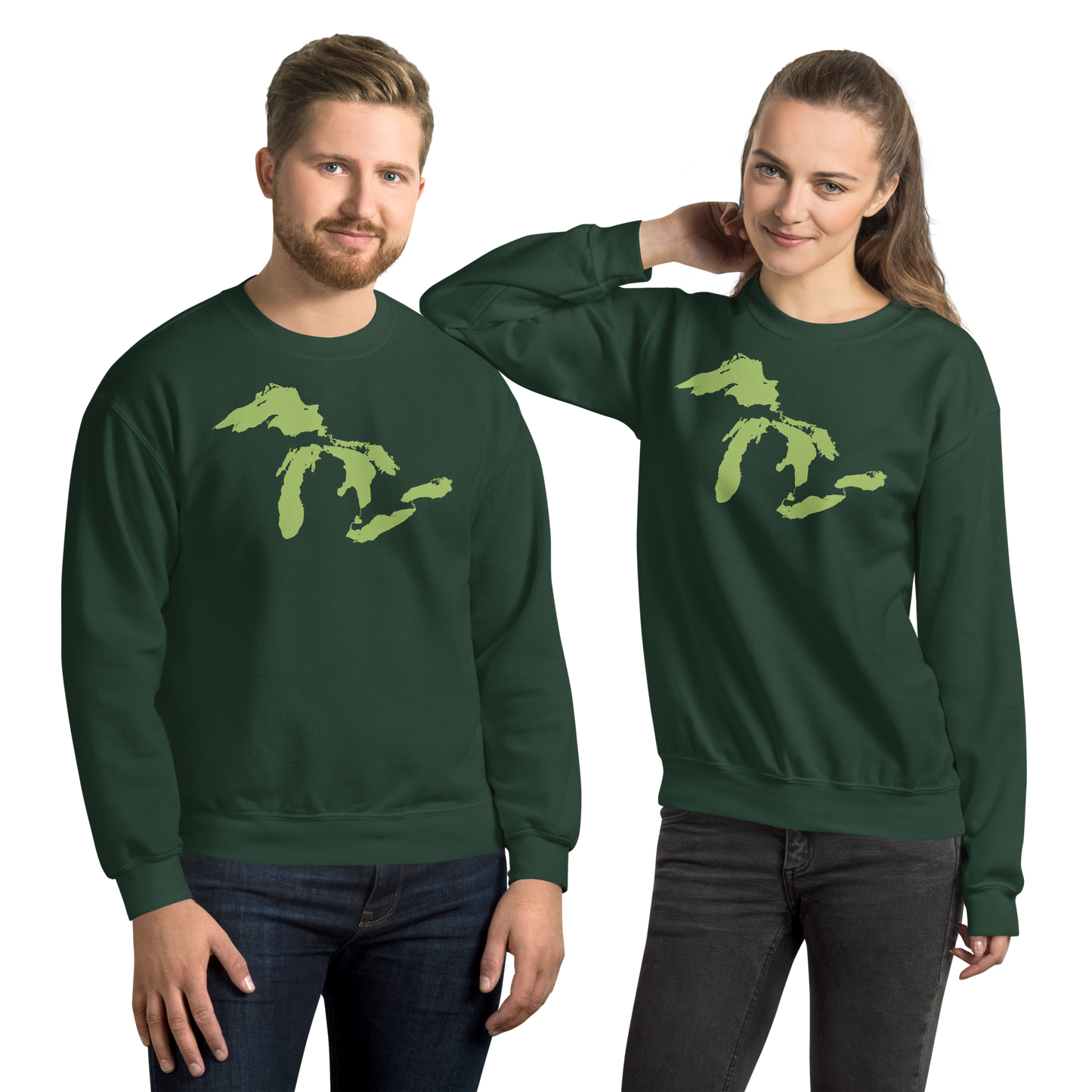 Great Lakes Sweatshirt | Unisex Standard - Gooseberry Green