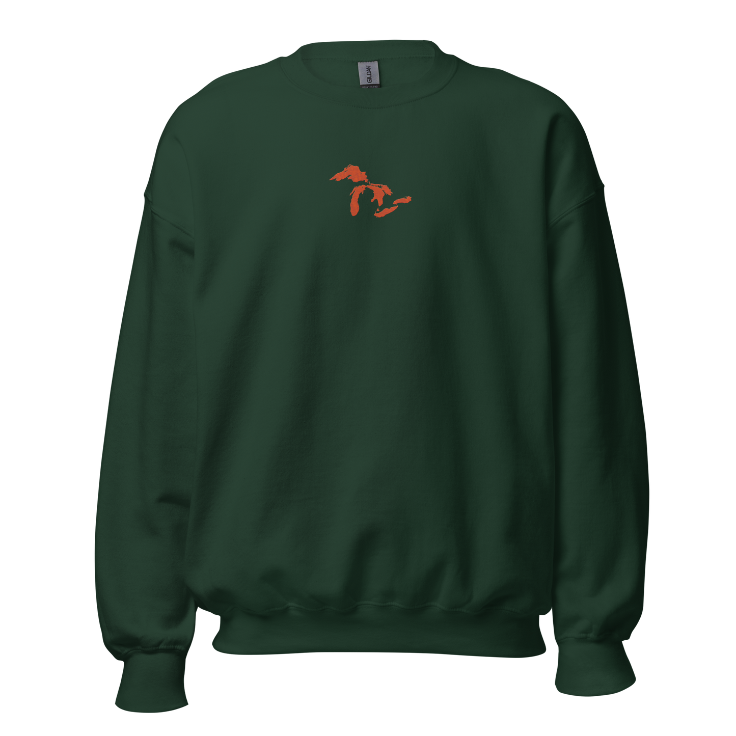 Great Lakes Sweatshirt | Unisex Standard - Maple Leaf Orange Emb.