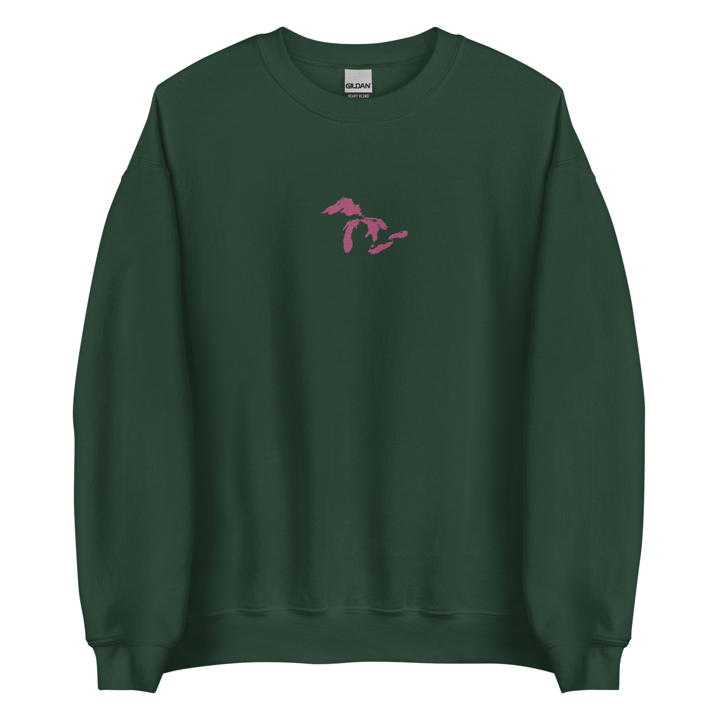 Great Lakes Sweatshirt | Unisex Standard - Apple Blossom Pink Emb.