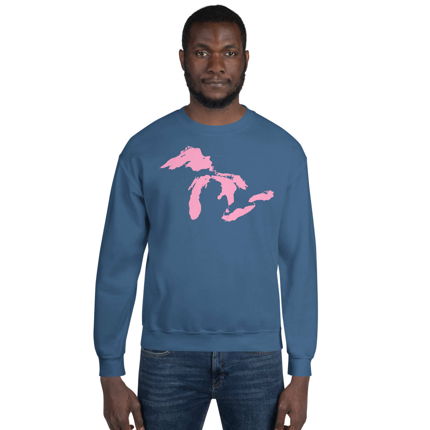 Great Lakes Sweatshirt | Unisex Standard - Caddie Pink