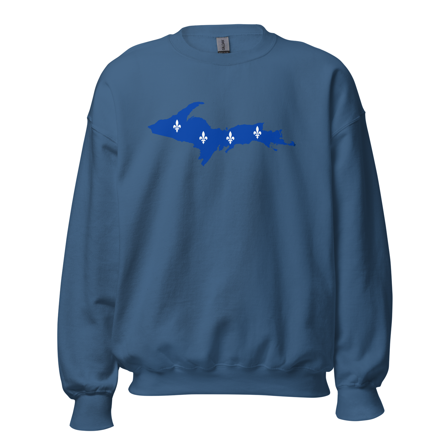 Michigan Upper Peninsula Sweatshirt (w/ UP Quebec Flag Outline) | Unisex Standard