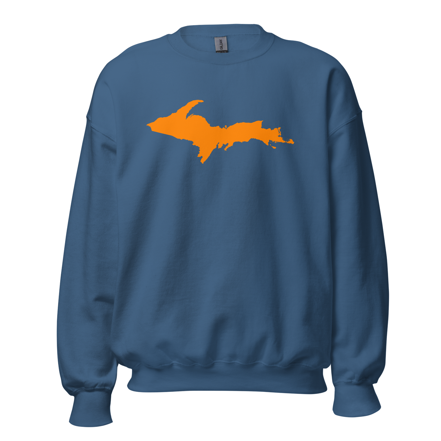 Michigan Upper Peninsula Sweatshirt (w/ Orange UP Outline) | Unisex Standard