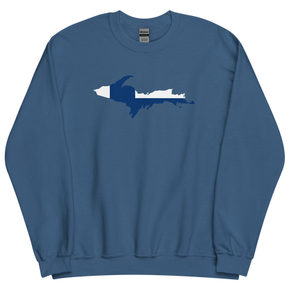 Michigan Upper Peninsula Sweatshirt (w/ UP Finland Outline) | Unisex Standard