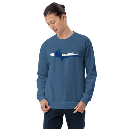 Michigan Upper Peninsula Sweatshirt (w/ UP Finland Outline) | Unisex Standard