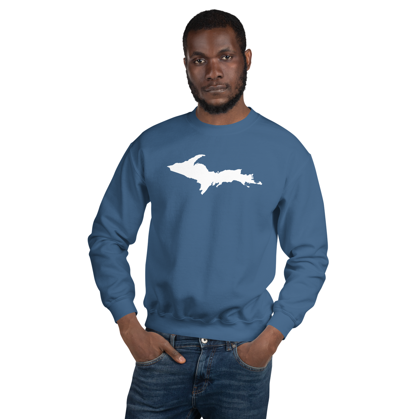 Michigan Upper Peninsula Sweatshirt (w/ UP Outline) | Unisex Standard