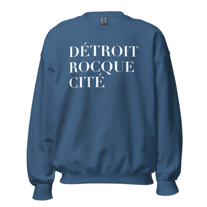 'Détroit Rocque Cité' Sweatshirt | Unisex Standard