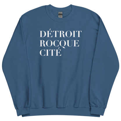 'Détroit Rocque Cité' Sweatshirt | Unisex Standard