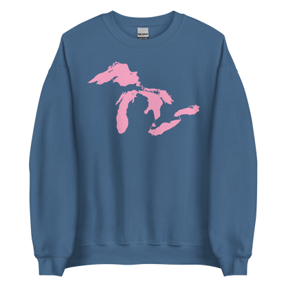 Great Lakes Sweatshirt | Unisex Standard - Caddie Pink