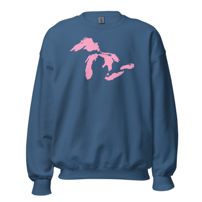 Great Lakes Sweatshirt | Unisex Standard - Caddie Pink