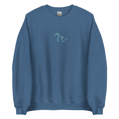 Great Lakes Sweatshirt | Unisex Standard - Huron Blue Emb.