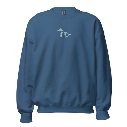 Great Lakes Sweatshirt | Unisex Standard - Caddie Blue Emb.