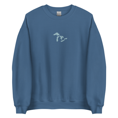 Great Lakes Sweatshirt | Unisex Standard - Caddie Blue Emb.