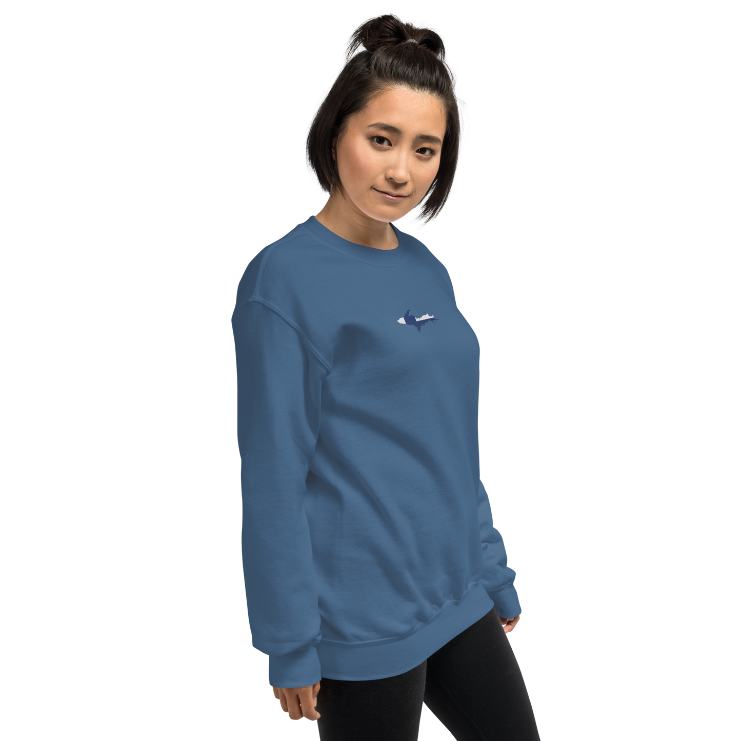 Michigan Upper Peninsula Sweatshirt (w/ Embroidered UP Finland Outline) | Unisex Standard