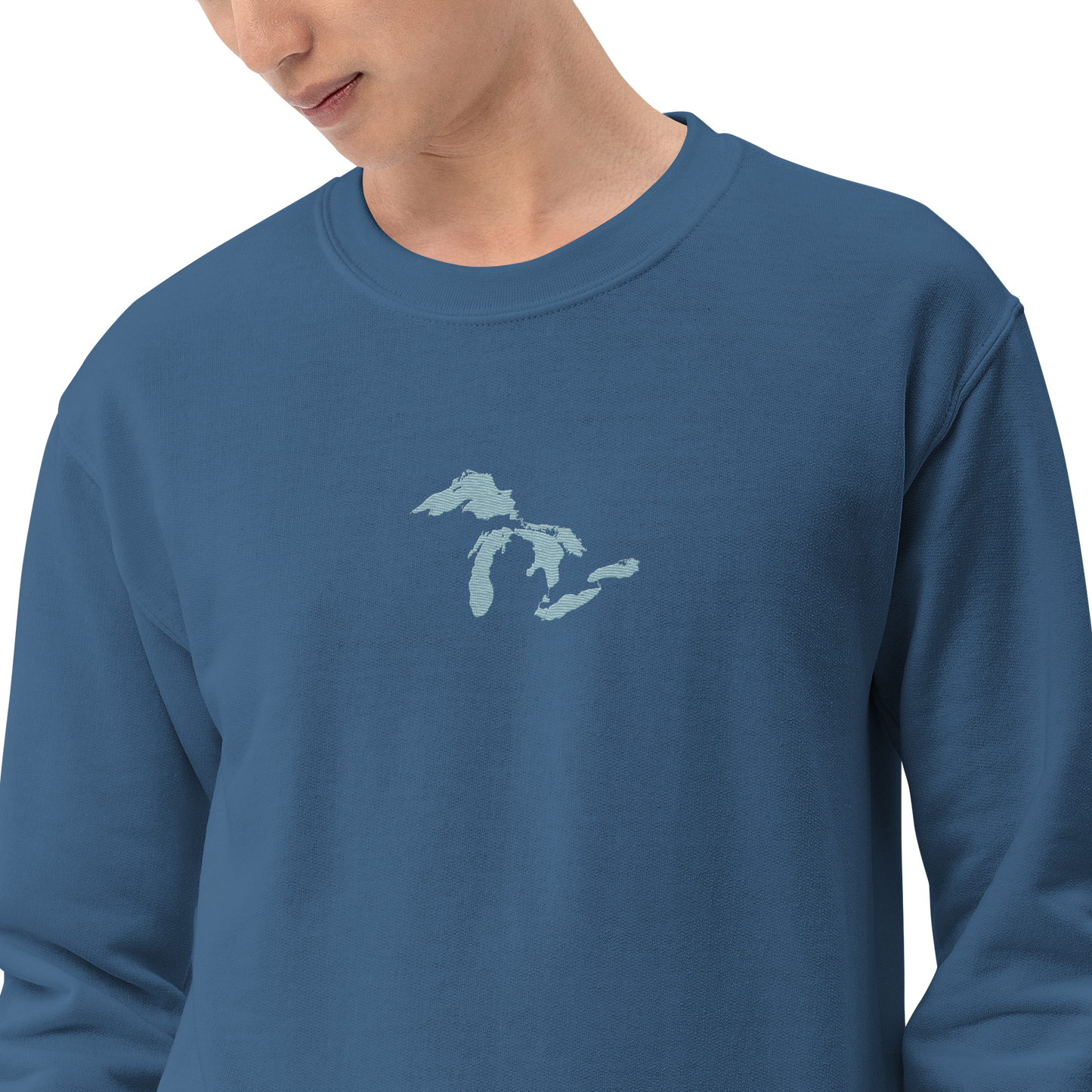 Great Lakes Sweatshirt | Unisex Standard - Caddie Blue Emb.