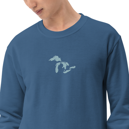 Great Lakes Sweatshirt | Unisex Standard - Caddie Blue Emb.