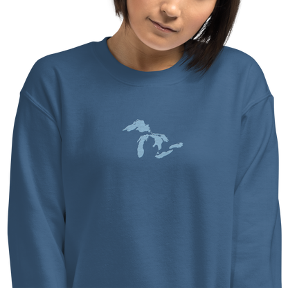 Great Lakes Sweatshirt | Unisex Standard - Romulus Blue Emb.