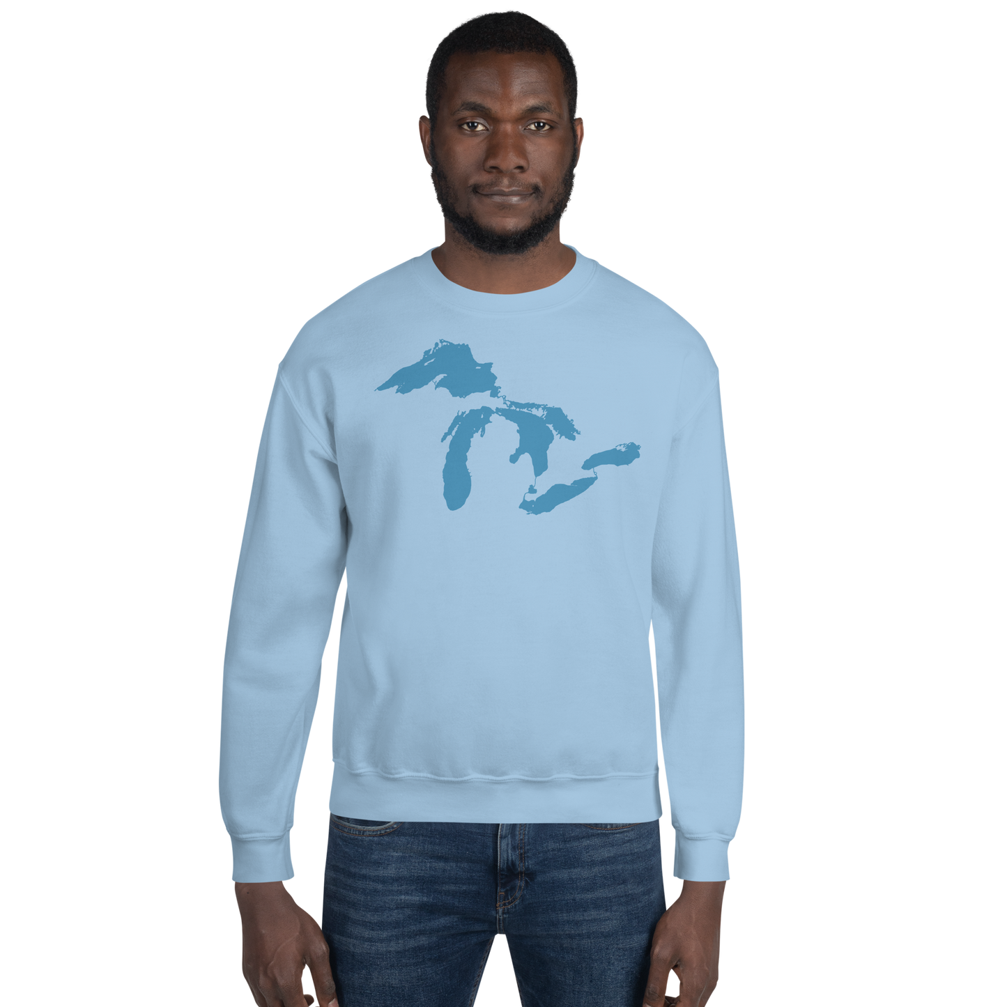 Great Lakes Sweatshirt | Unisex Standard - Traverse Blue