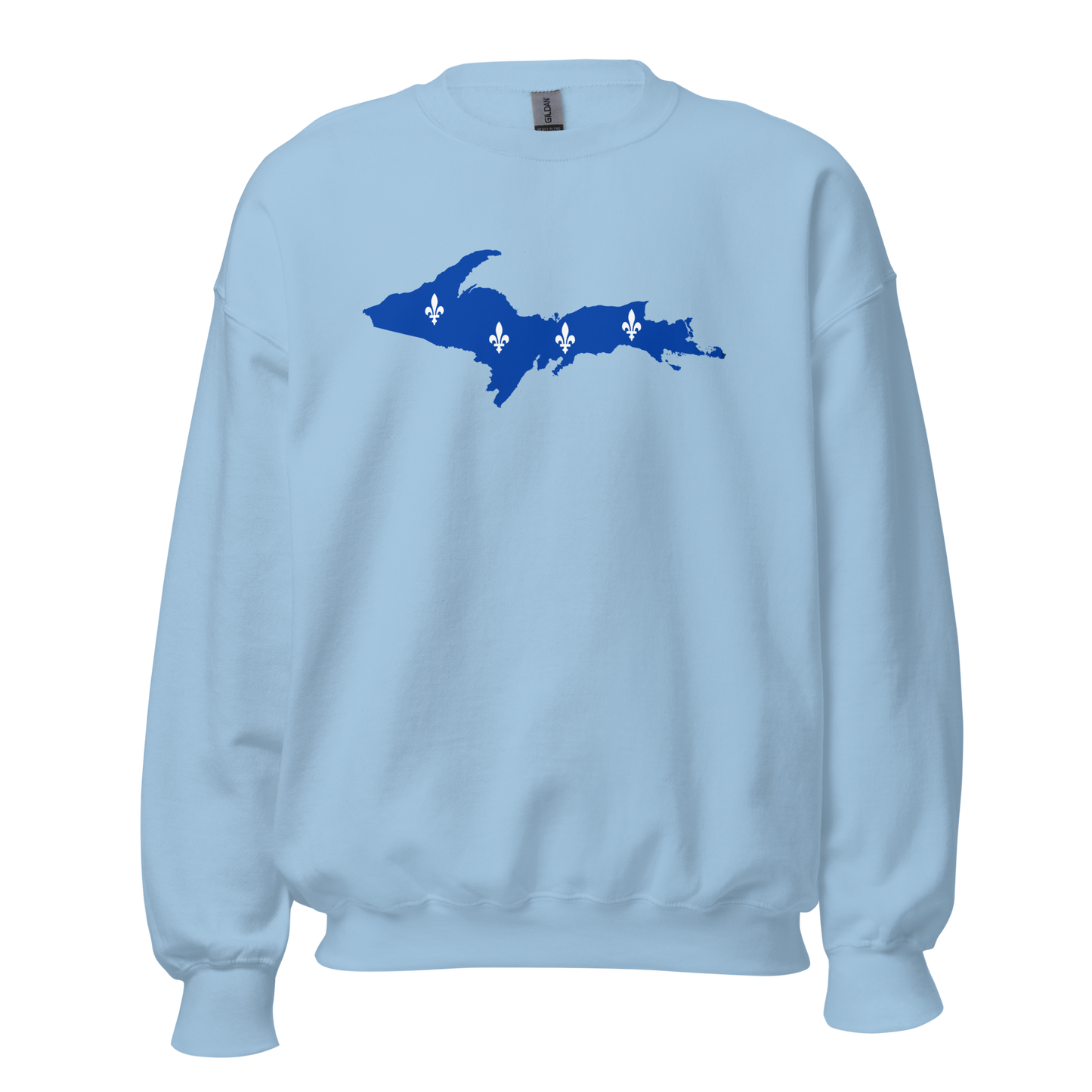 Michigan Upper Peninsula Sweatshirt (w/ UP Quebec Flag Outline) | Unisex Standard