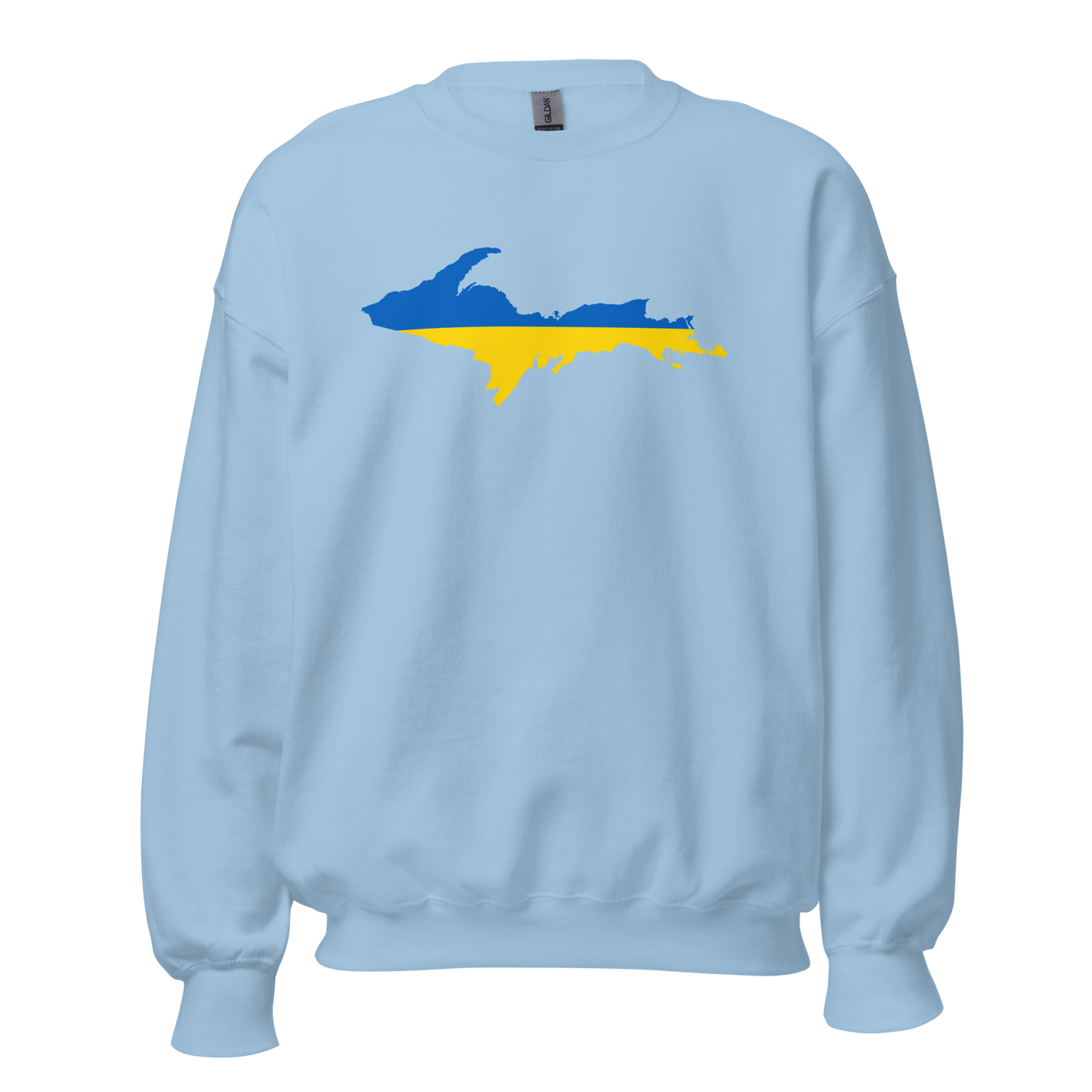 Michigan Upper Peninsula Sweatshirt (w/ UP Ukraine Outline) | Unisex Standard