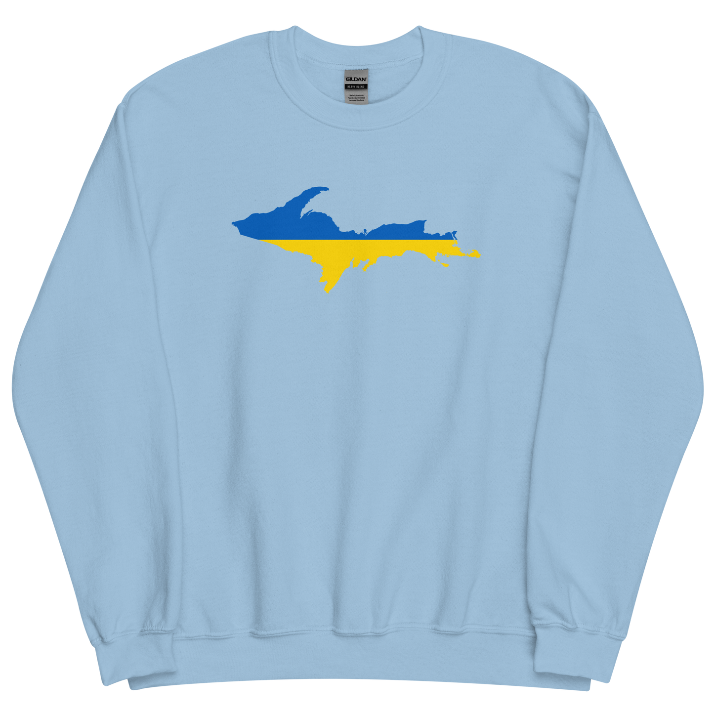 Michigan Upper Peninsula Sweatshirt (w/ UP Ukraine Outline) | Unisex Standard