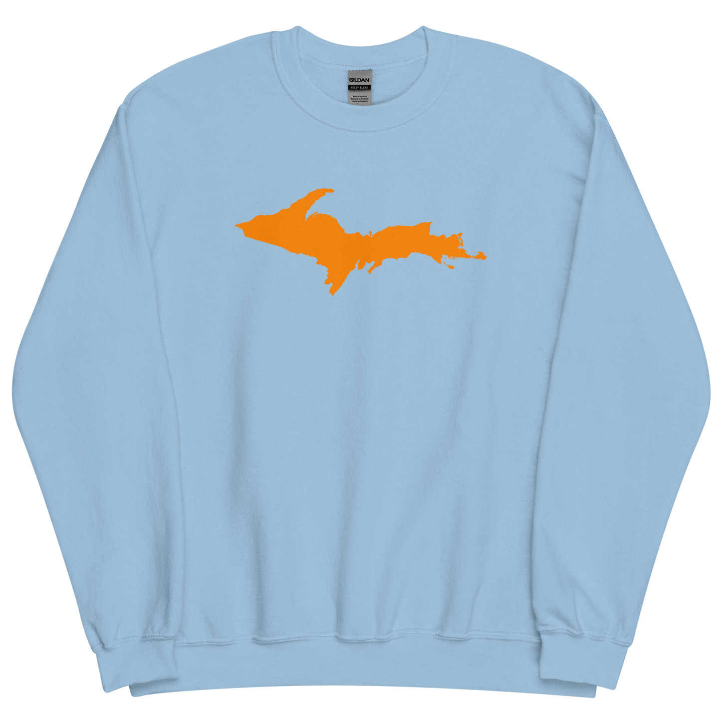 Michigan Upper Peninsula Sweatshirt (w/ Orange UP Outline) | Unisex Standard