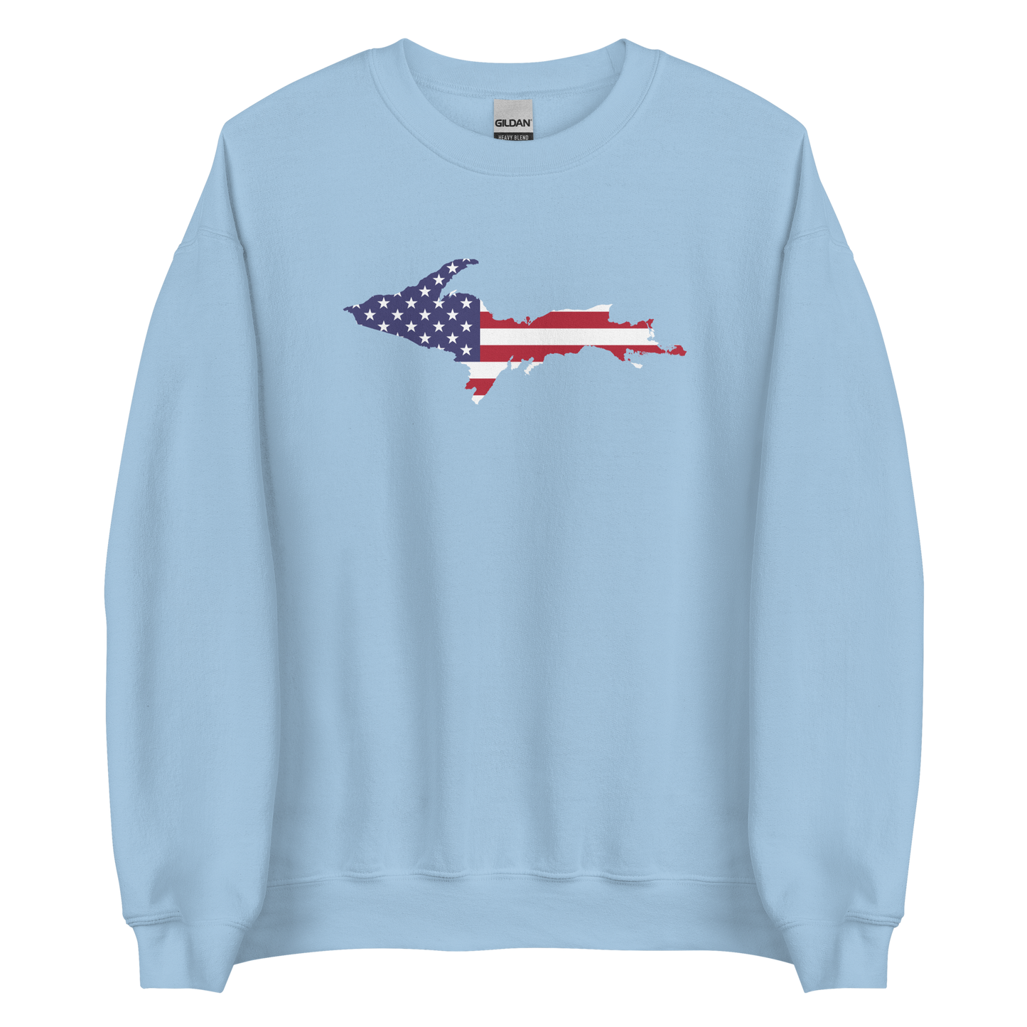 Michigan Upper Peninsula Sweatshirt (w/ UP USA Flag Outline) | Unisex Standard