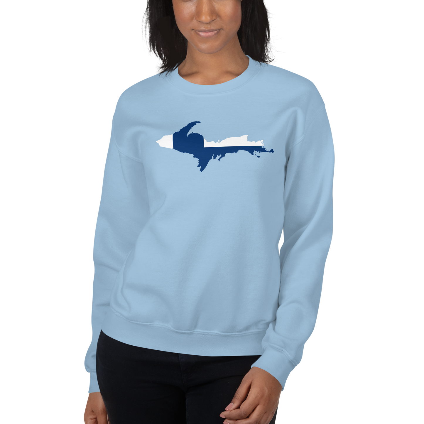 Michigan Upper Peninsula Sweatshirt (w/ UP Finland Outline) | Unisex Standard